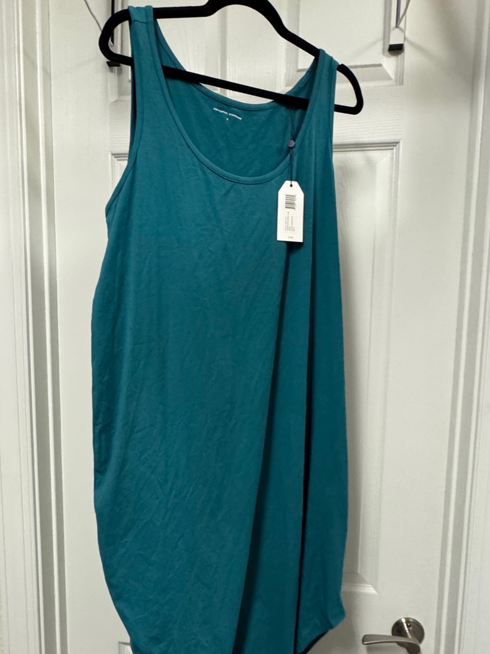 Universal Standard Teal Sleeveless Tank Dress